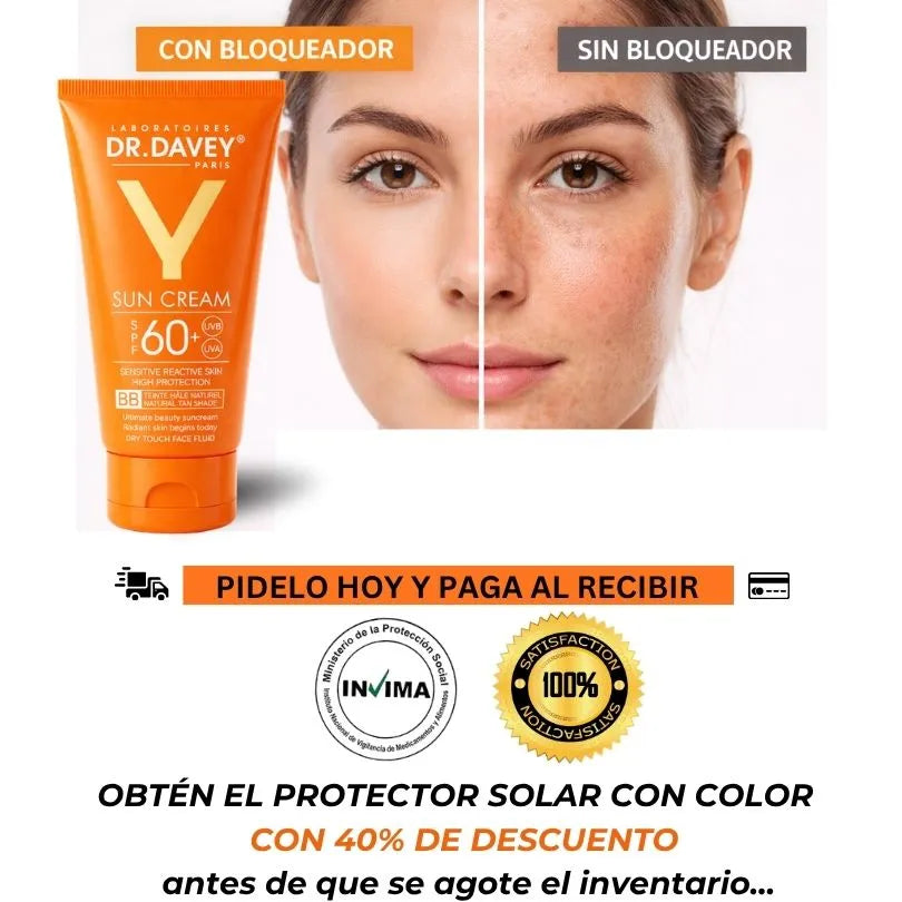 PROTECTOR SOLAR CON COLOR - DV